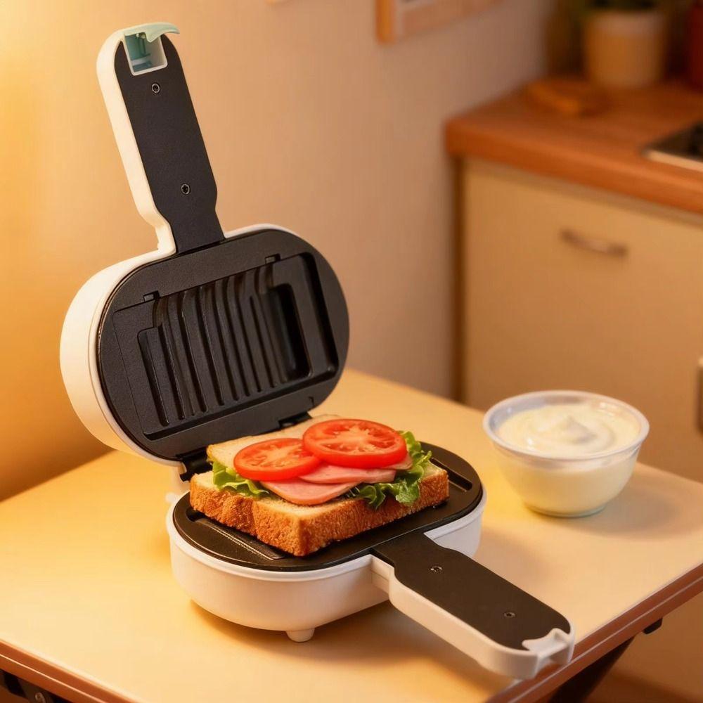 Multifunctional Electric Sandwich Pan Non-Stick Sandwich Maker Machine Breakfast Maker Breakfast