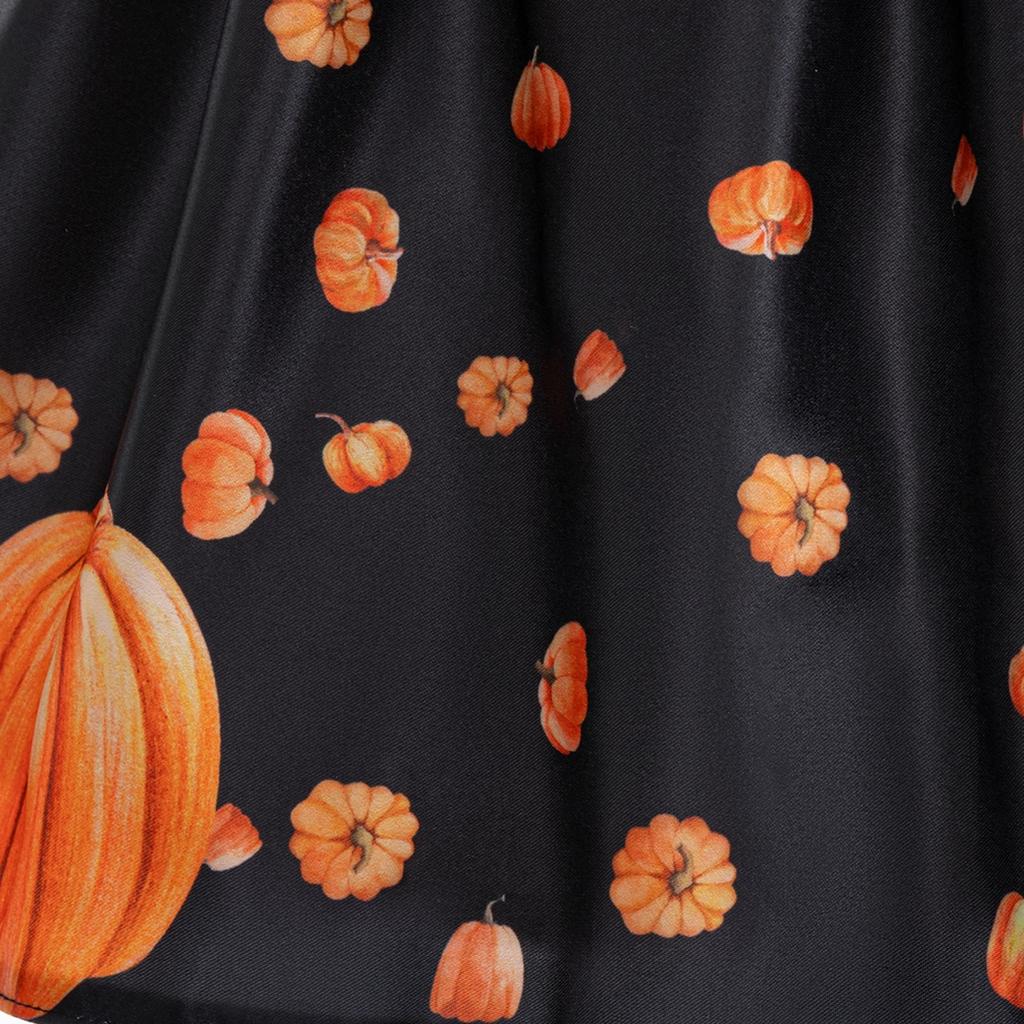 Halloween Baby Girls Dress Printed Dress Witch Role Play Cosplay Costume Masquerade Costume