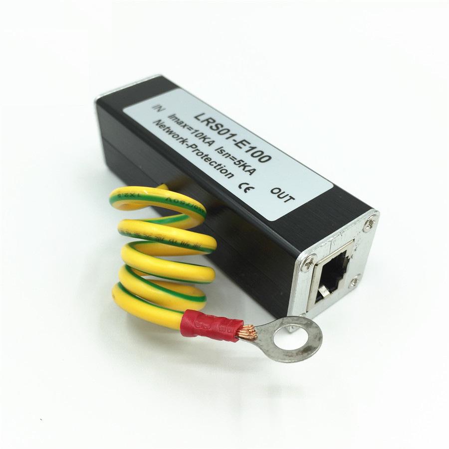 POE RJ45 Сетевая защита от молнии - Защитник видеосигнала для оборудования компьютерной сети