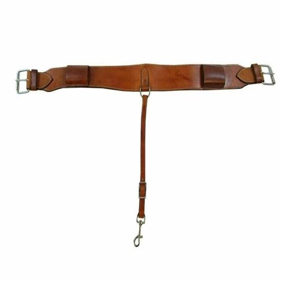 Plain Smooth Leather Western Horse Tack Saddle Harness Girth For Saddles.