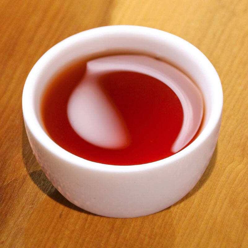 357 г выдержанный чай пуэр, лепешка из Юньнаньского крупнолистового пуэра, черный чай, выдержанный приготовленный чай пуэр