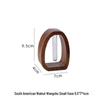 Walnut Solid Wood & Glass Hydroponic Vase for Home - Perfect for Green Plants, Fresh Flowers, and Desktop Arrangements