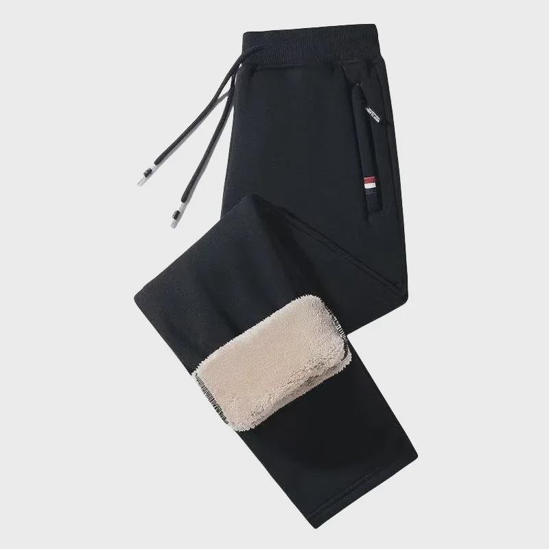 Men's Winter Clearance: Thick Cold-Proof Lamb Fleece Pants - Loose Casual Fit, Large Sizes Available
