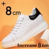 Elevator Shoes for Man Height Increase 8cm Luxury Brand Sneaker Genuine Leather Men's Hidden Heels Casual Shoe Heights