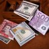 Stylish PU Leather Coin Purse with Foreign Currency Pattern - US Dollar Design