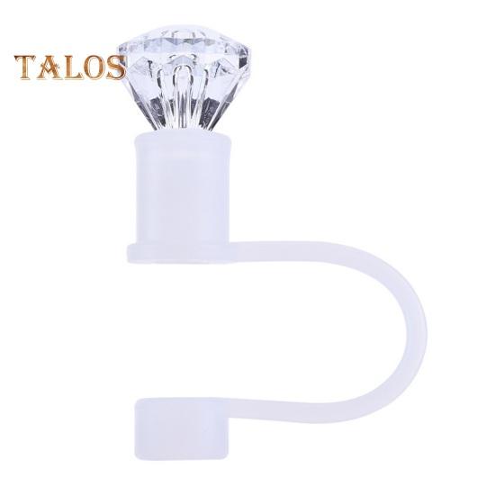 Силиконовые колпачки для соломинок, герметичные, многоразовые, экологически чистые, пыленепроницаемые, для стаканов объемом 30/40 унций, аксессуары, искусственные алмазные заглушки для стаканов