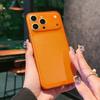 Тонкий чехол с задней панелью из металлического сплава для iPhone 16 15 14 13 12 Pro Max Мгновенная смена Обновление 17Pro/17 Pro Max Матовое покрытие