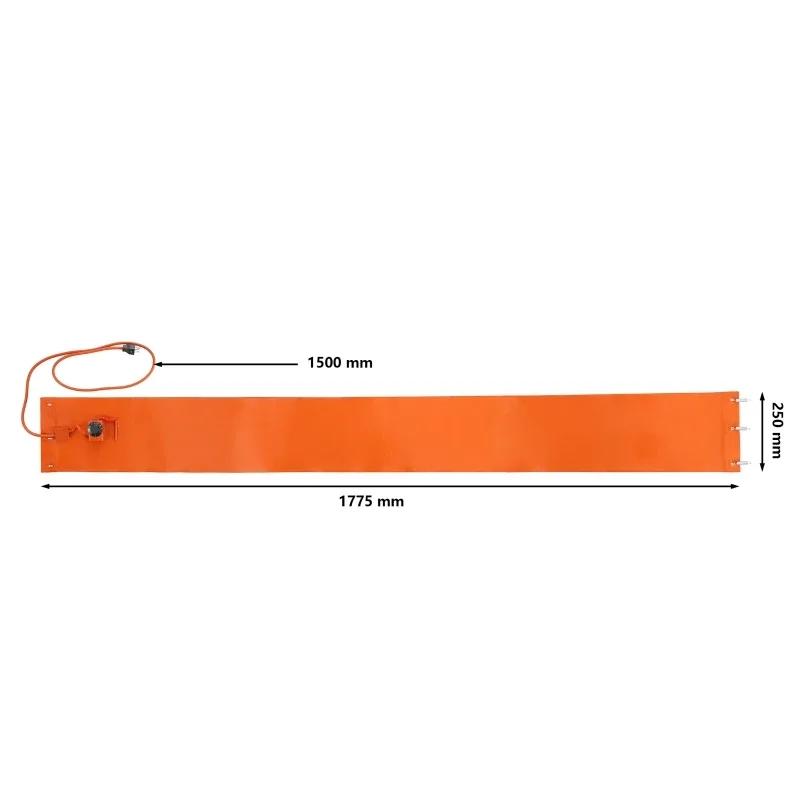 200L Electric Oil Drum Silicone Rubber Heating Belt DIY Heater Metal Barrel Oil Gas Tank Barrel Heater Knob Temperature Control