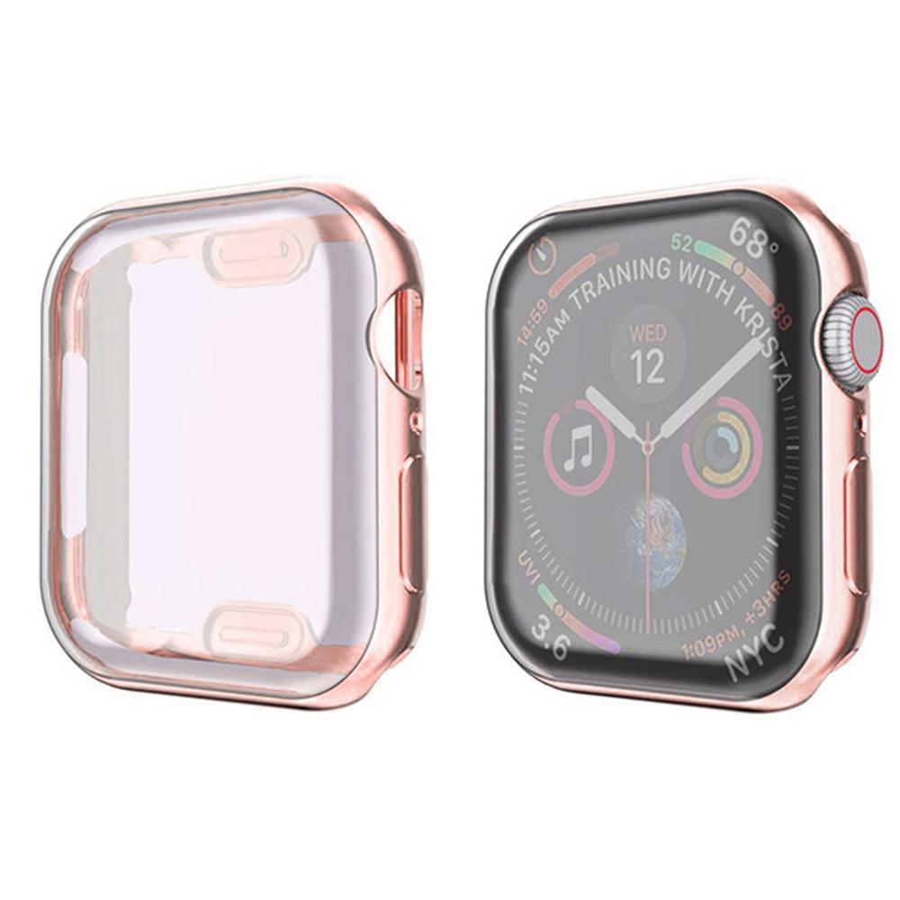 Защитная пленка для корпуса Apple Watch 9 8 45мм 41мм 44мм 40мм Бампер из ТПУ Чехол 42мм 38мм Аксессуары Apple Watch Series 7 SE 6 3