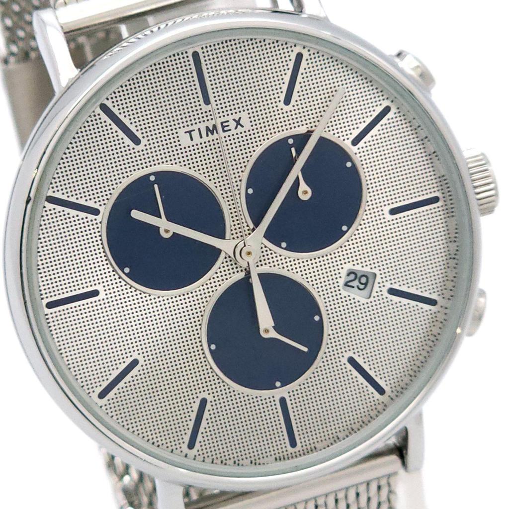 Б/у Хорошее качество TIMEX Fairfield TW2R97700 Хронограф Кварцевый рабочий элемент