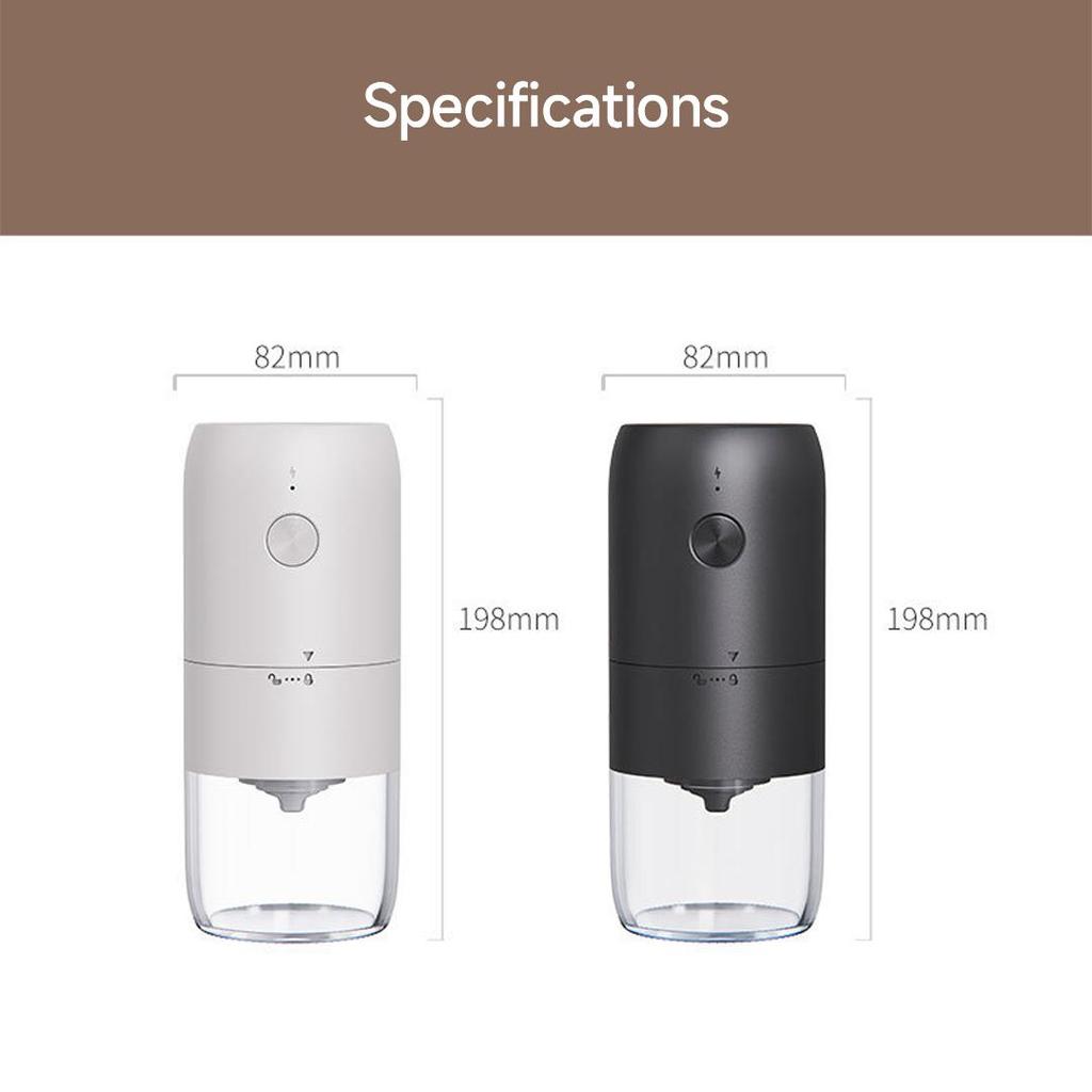 Xiaomi KLT портативная кофемолка электрическая USB перезаряжаемая домашняя уличная профессия регулируемая помол кофе в зернах для кухни