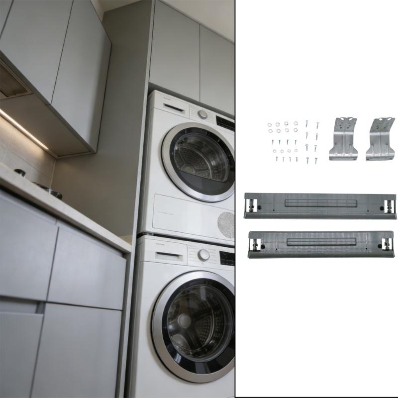 Space Optimizing Piling Set Direct current Most 27 Foot Wide Front Load Washer Dryer Twosomes for Easy Installation