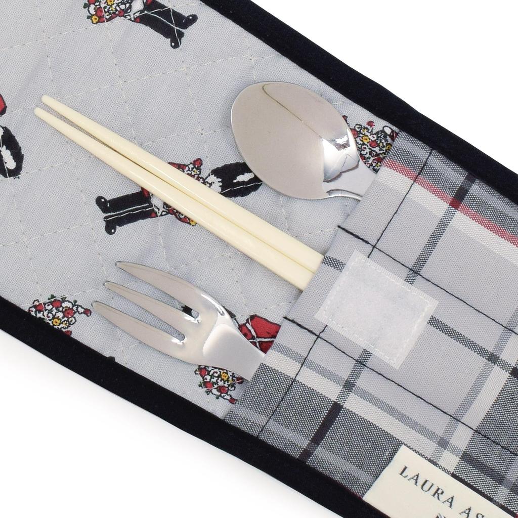 COLORFUL CANDY STYLE LAURA ASHLEY Столовые приборы Highland Набор для начальной школы N4636102 Чехол, клетка, 2, Стильный, детский, Детский сад, Ясли, Дошкольный,