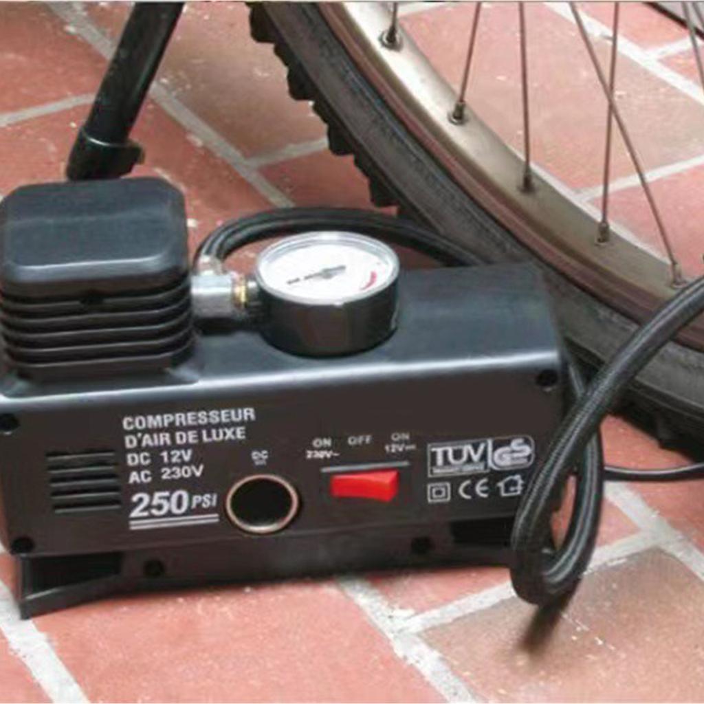 Инфляция 220 В, установленная на автомобиле, портативная шина небольшого автомобиля, мощная электрическая бытовая инфляция 12 В