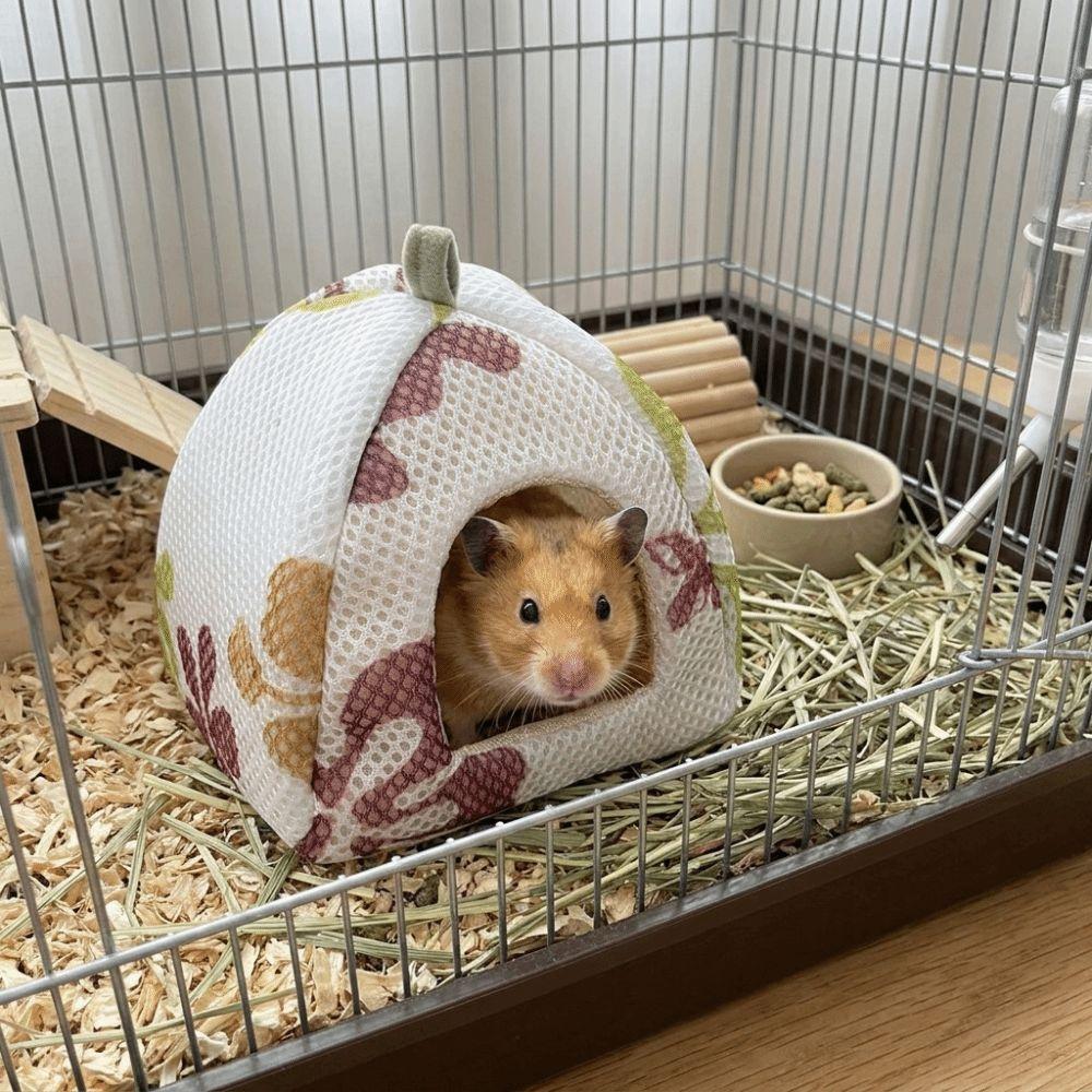 with Cooling Mat Pet Cave Nest Wear Resistant Hamster Rest Shelter Small Pet Bed Pet Resting