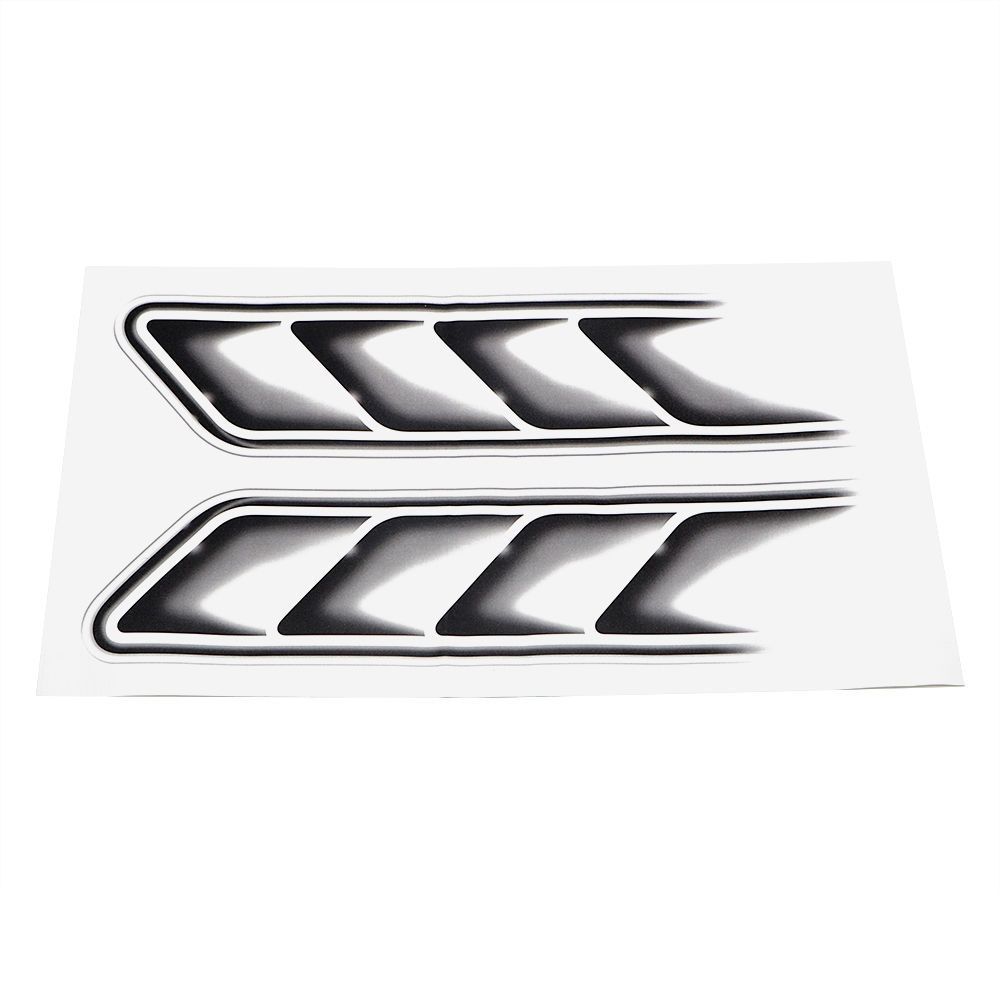 3D Shark Gills Waterproof Flow Fender Decor Car Stickers Vent Air Decals