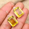 Citrine Gemstone Handmade 925 Sterling Silver Jewelry Lovely Earrings Gift For Her