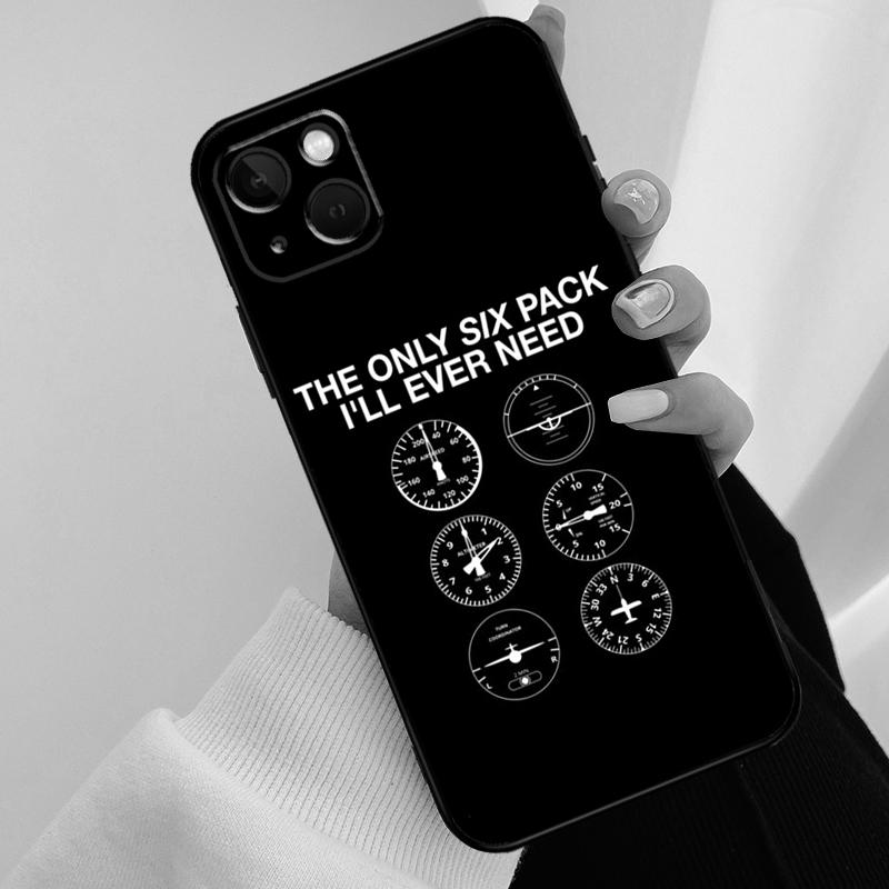 Aviation Aeroplane Pilot Cockpit Phone Case For iPhone 11 12 13 14 15 16 Pro XS Max Mini Cover For iPhone X XR Plus Back Case