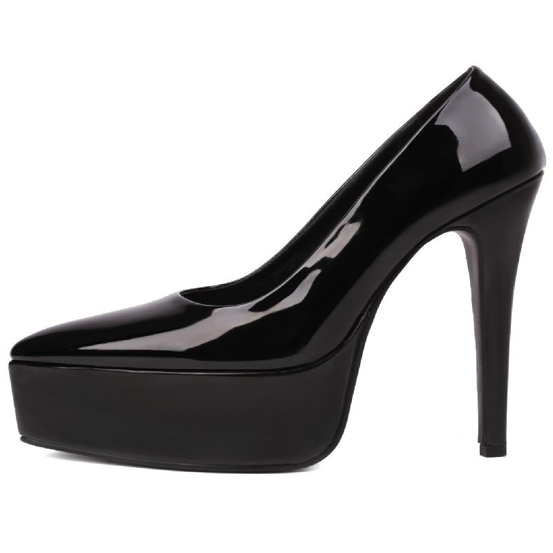 Platform Women's High Heels Pumps Shoes Elegant 2025 Black White Pink Heeled Dance Party Wedding Office Shoes Ladies Large Size