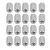 20PCS Hex Coupling Nuts 304 Stainless Steel Thread Rod Connection Nut for Bolts Studs Screws