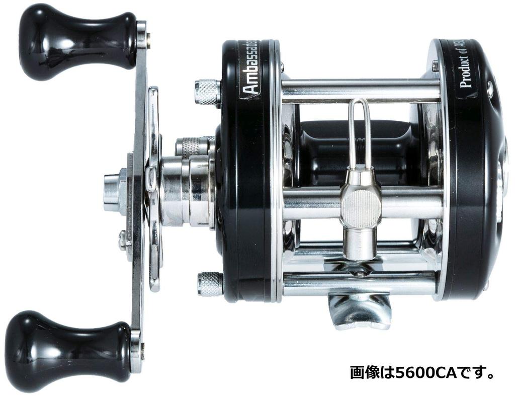 AbuGarcia Ambassador 5600CA Factory Tune Black Right Hand Clutch Type Double Hand Bass Snakehead Catfish Top Water Round Reel (Посол)