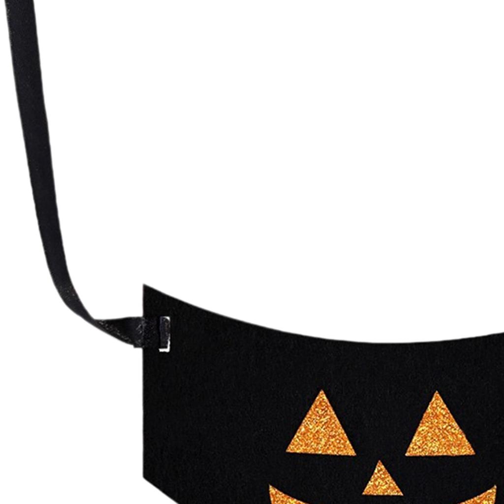 Аксессуары для шарфа-банданы для собак на Хэллоуин 15x11,3 см для праздничных торжеств, одежда из фетровой ткани