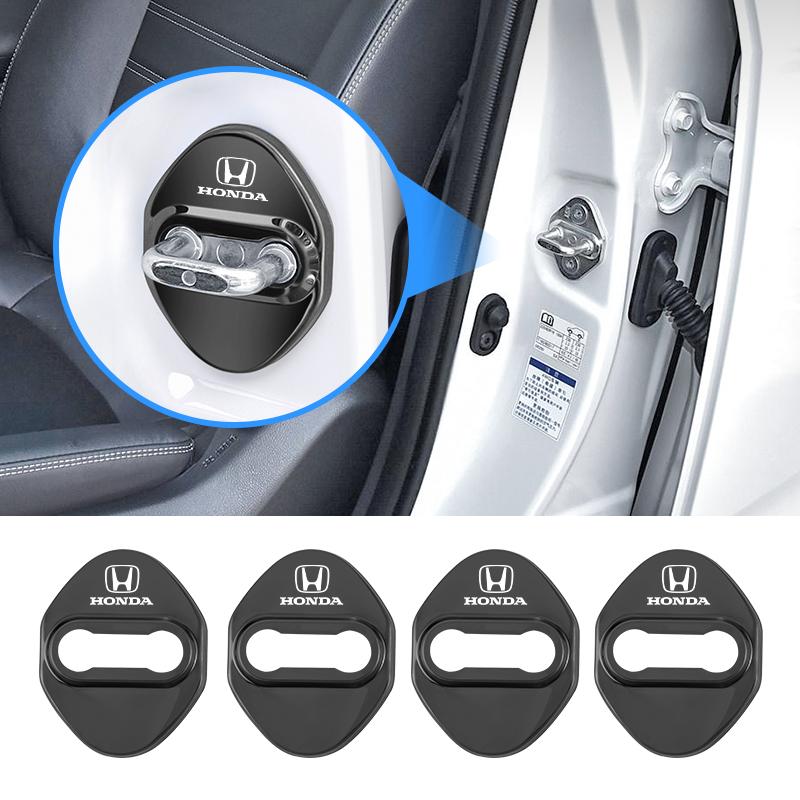 4 шт. Титановый сплав Защитная крышка замка двери автомобиля Для Honda Civic Fit Jazz Accord Pilot CRV Odyssey Passport City Shuttle HRV