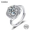 Женские кольца Lindon из медного сплава с цирконом, ювелирное кольцо для вечеринки, юбилея