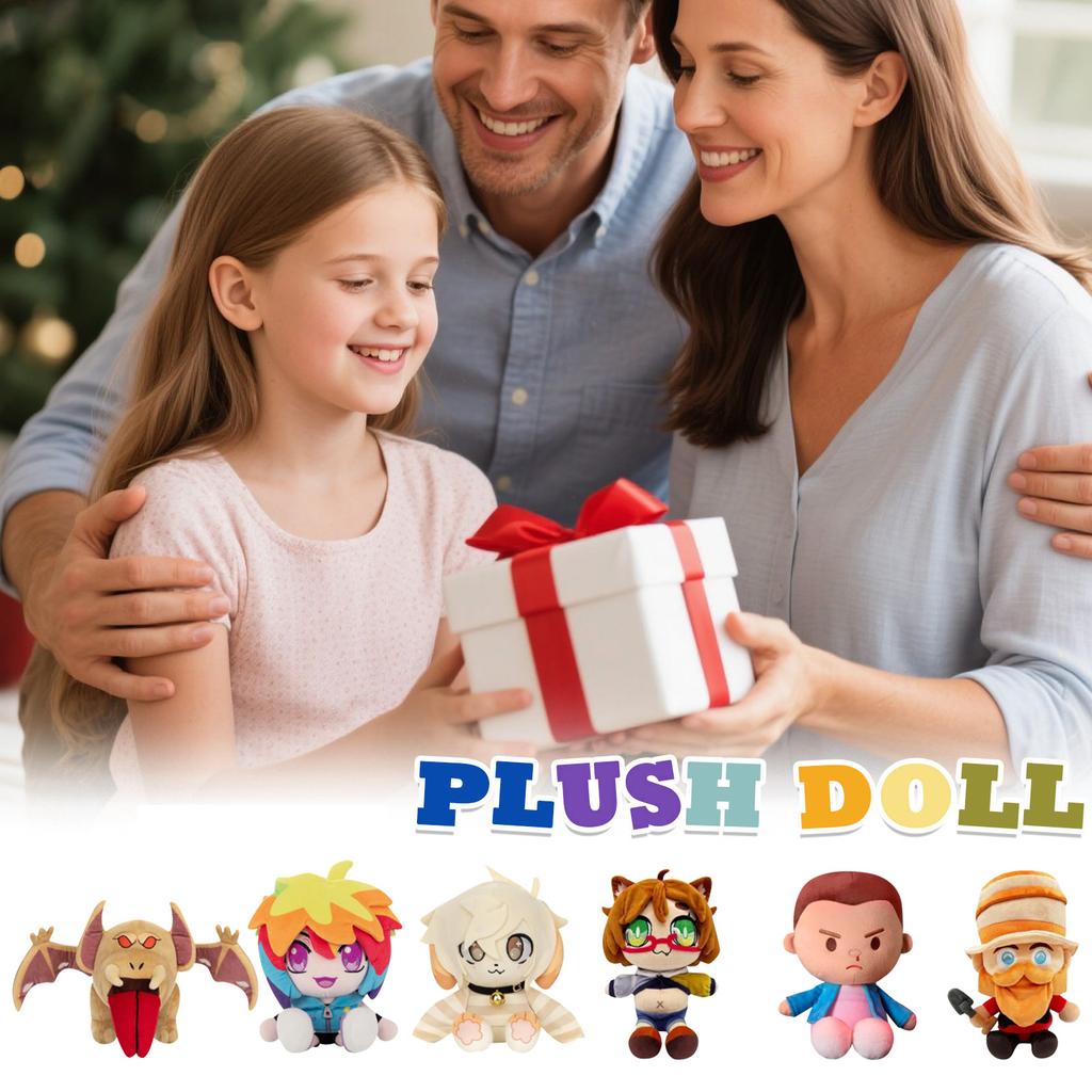 Плюшевая кукла, Игрушка в подарок, Мультфильм, Детская тряпичная кукла, Детская подарочная подушка