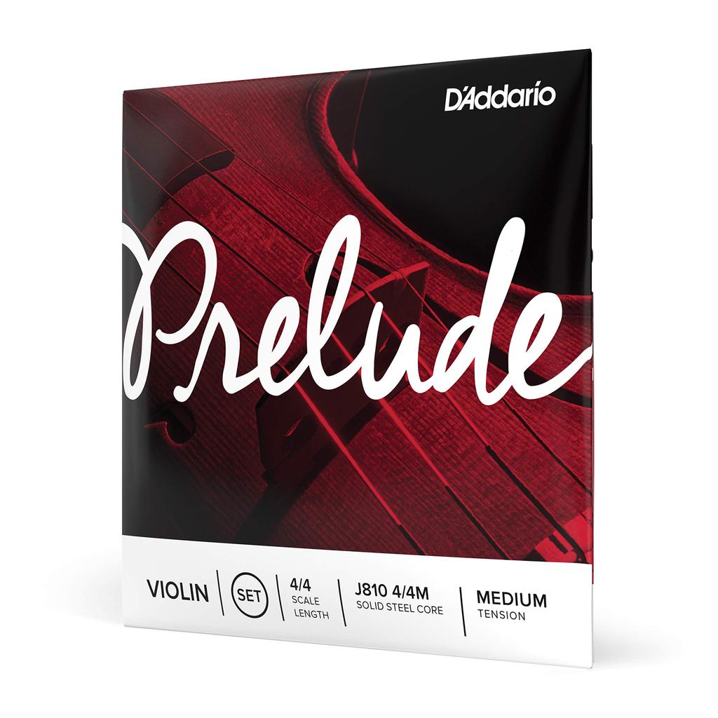Струны для скрипки D'Addario Prelude J810, среднее натяжение, комплект 4/4M