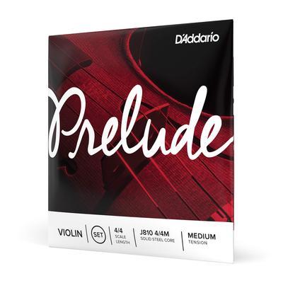 Струны для скрипки D'Addario Prelude J810, среднее натяжение, комплект 4/4M