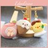 Cherry Chicken Pendant Plush Toy Keychain Stuffed Animal Accessory For Teens