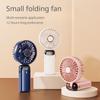 2023 New Mini Handheld USB Fan, Portable and Foldable with Digital Display for Office, Students and Outdoor, Hand Fans