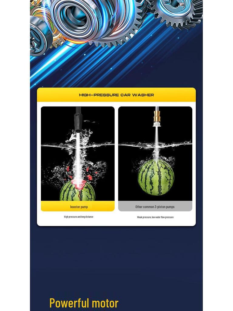 Беспроводной электрический пистолет для мойки автомобилей высокого давления