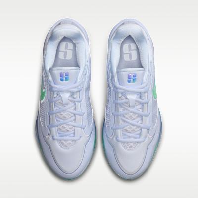 Женские кроссовки Nike Sabrina 4 Баскетбольные кроссовки Унисекс Низкие Светло-фиолетовый/Неоново-зеленый/Атомный фиолетовый/Victory