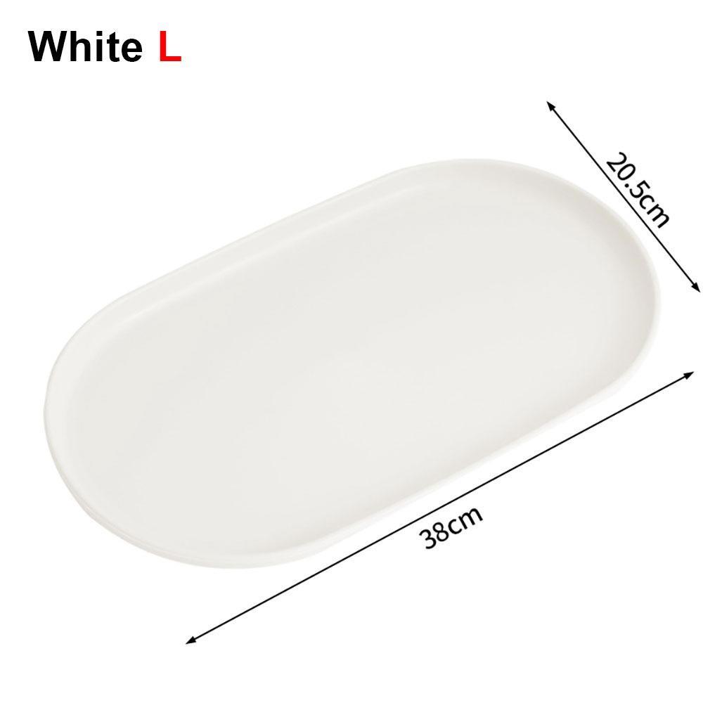 1Pcs Stackable Dessert Tray Smooth Edge Food Serving Tray New Fruit Plate for Home Kitchen