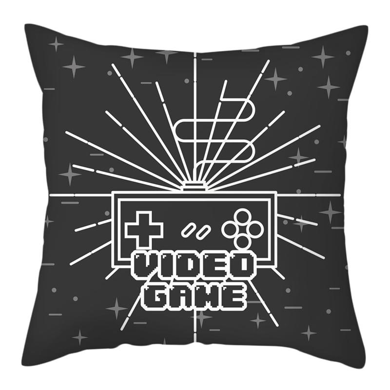 Новый чехол для подушки Game Lover, синий чехол для подушки с ручкой клавиатуры, гарнитура, наволочка, геймерское кресло, декор автомобиля, защита, наволочки на талию