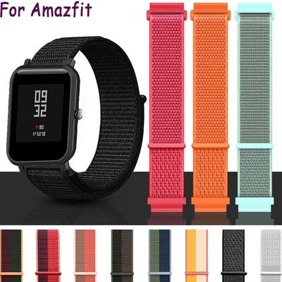 Ремешок для часов Amazfit GTS/2/2e/4/3/mini GTR 2/3/Pro/4/U/stratos 2 3 нейлоновый ремешок для часов 20 мм 22 мм ремешок Correa Amazfit bip