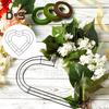 Bee Hive Wreath Frame Heart Metal Wire Form Bee Shaped Wire Frame Wreath Form for Flowers Ribbons DIY Wreath Home Decor