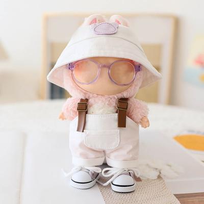 Комплект одежды для куклы 15/17 см La Bubu Комбинезон Очки Шляпы и Обувь Комплект Стильные Аксессуары для Кукольного Гардероба