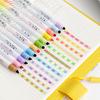 12pcs Magic Color Highlighter Pen Set Dual-side Fluorescent Erasable Marker Liner Drawing Art Pen Stationery