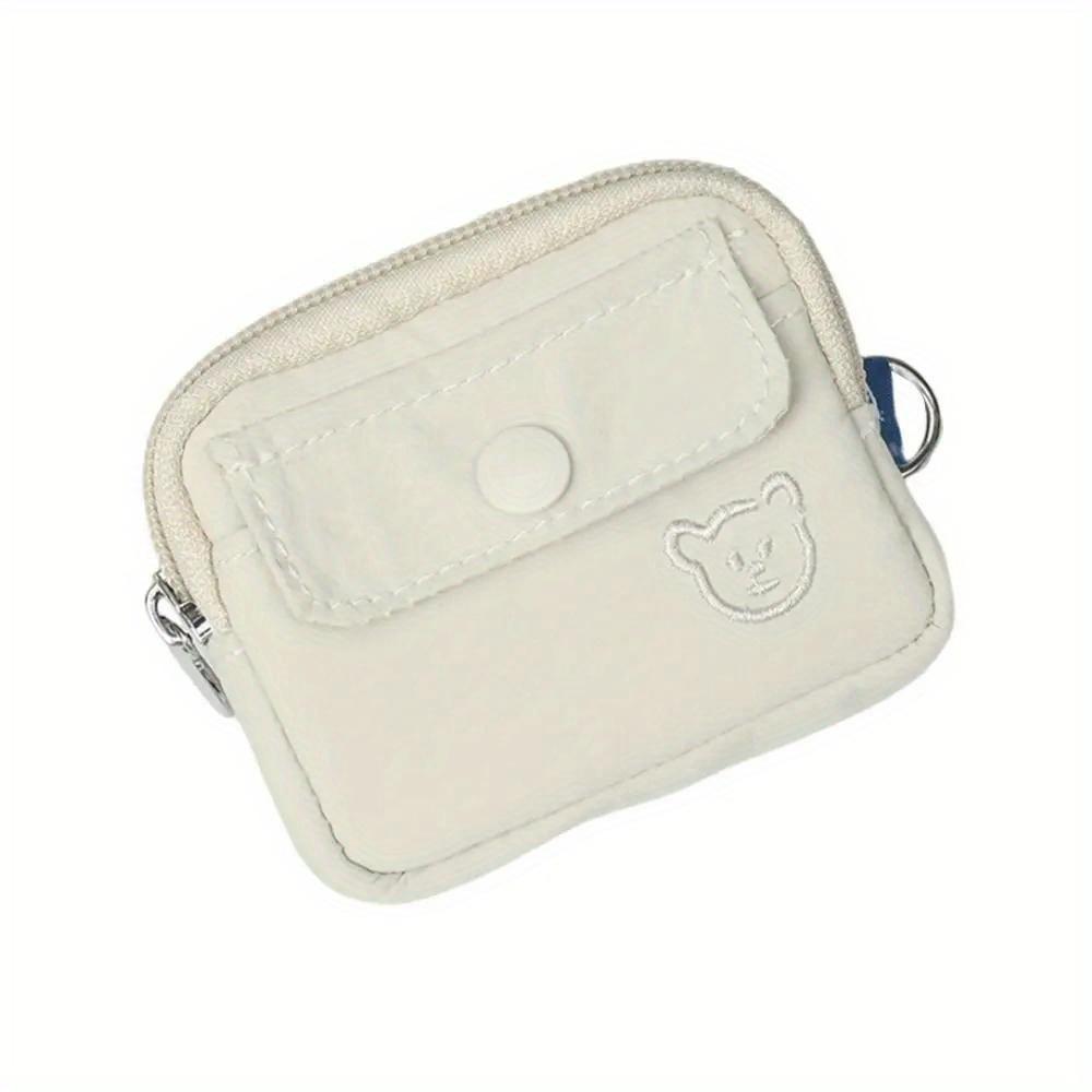 Новый нейлоновый кошелек для монет на молнии, многоцелевой маленький кошелек, сумка для наушников