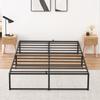 Metal Bed Frame 13 Inch with 3 In 1 Steel Support Heavy Duty Metal Platform Bed Frame No Box Spring Needed Mattress Foundation