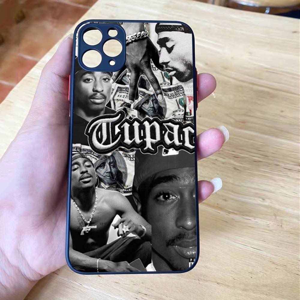 Рэпер 2Pac Певец Тупак Чехол Для iPhone X XS 11 12 13 14 15 16 pro MAX mini Чехол Для Телефона Матовый Ударопрочный