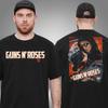 Guns N Roses На Strawberry Arena в Стокгольме SE 4 июля 2025 года Двусторонняя унисекс футболка Для мужчин и женщин