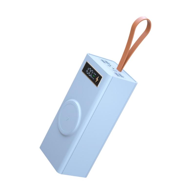 Бокс для хранения аккумуляторов 24x18650, чехол для повербанка с быстрой зарядкой PD, поддержка функций беспроводной зарядки/быстрой зарядки