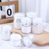 Кремовые банки Акриловая прочная бутылка для лосьона Бутылка с безвоздушным насосом Многоразовые бутылки Косметический контейнер