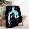 1pc Blanket Solo Leveling Sung Jin-woo1 Print Design, Lightweight Blanket for Sofa, Bed- Soft &Warm, Gift for All Seasons like Christmas, Halloween