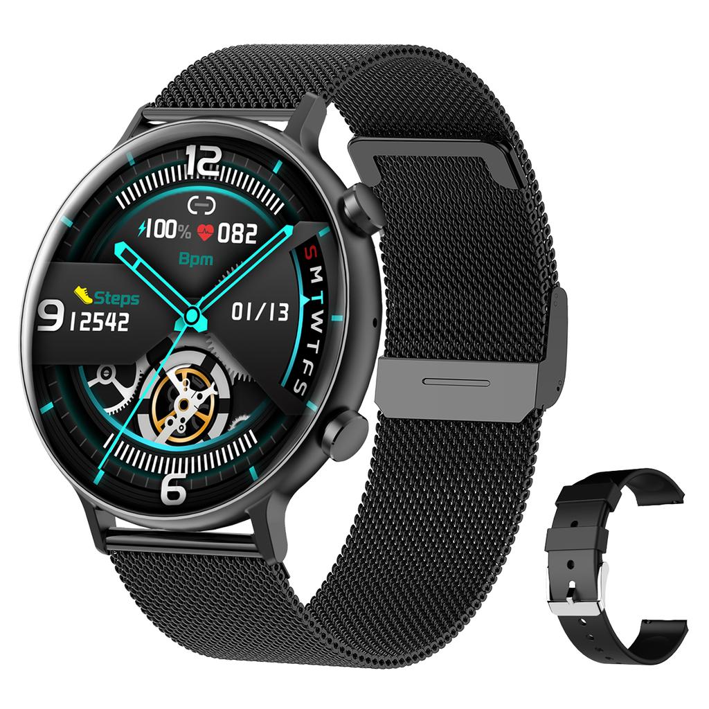 Chibear Ecg + Ppg Bluetooth Call Smart Watch Women Ip67 Водонепроницаемый монитор сердечного ритма Men Smartwatch для Samsung Galaxy Active