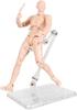 Drawing Model Drawing Doll Body Cartoon Male Drawing Mannequin Figure Model Model Drawing Model Doll Prop with Stand Doll Type Base Body Art Materials